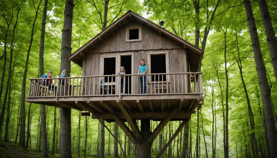Familienurlaub im baumhaus: natur pur in der auvergne erleben